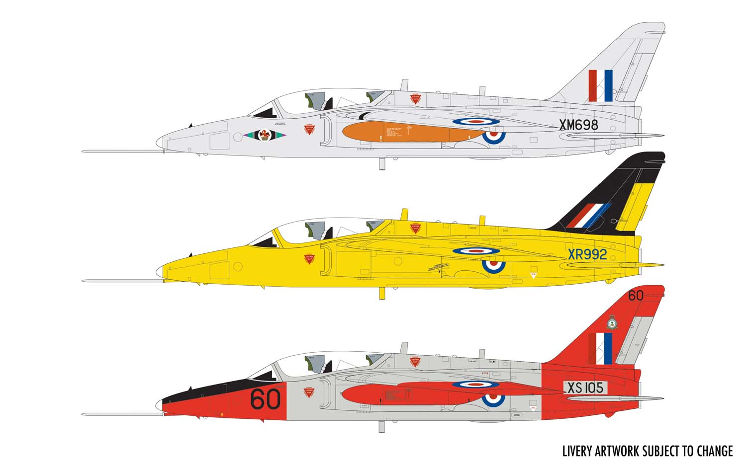 A05123A Сборная модель самолета Folland Gnat T1 Airfix