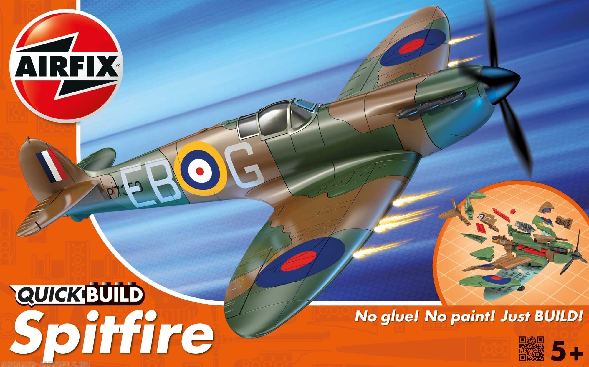 J6000 QUICKBUILD Spitfire Airfix