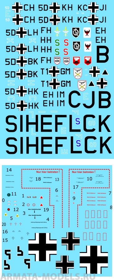 72060CD Декаль Fw-189 Part I 1/72