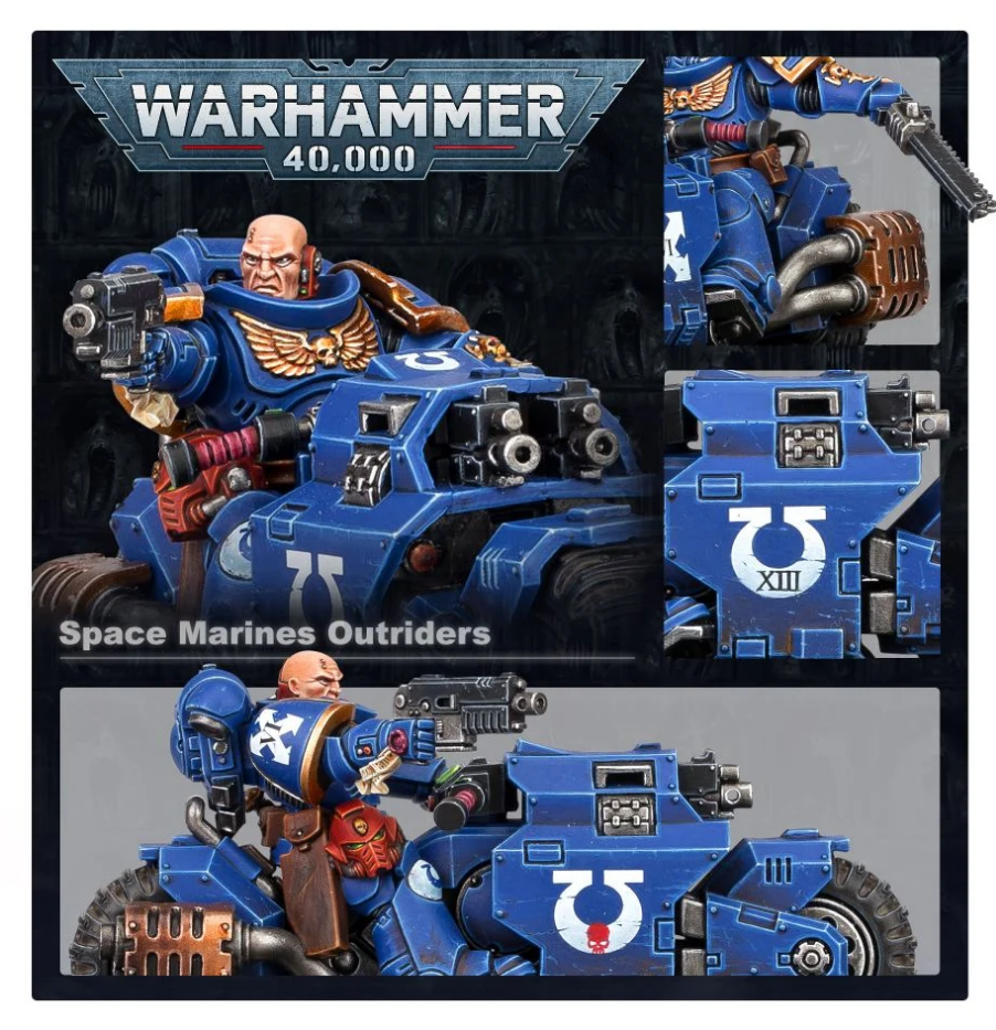 48-41GW Набор Космодесант. Отряд Моторазведчиков (Space Marines Outriders)