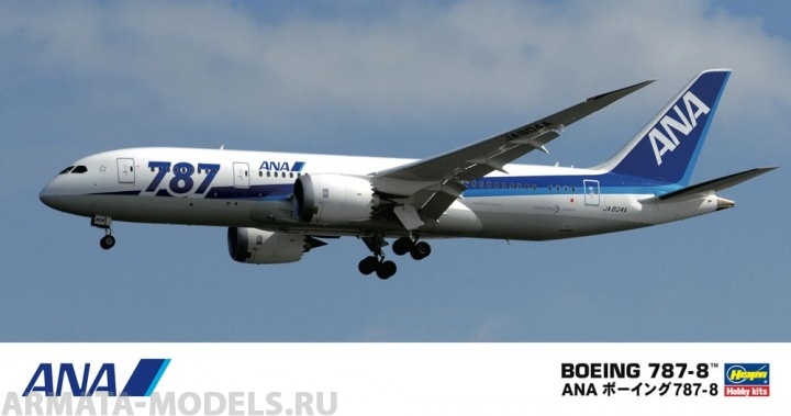 10716 Самолет ANA B787-8 Hasegawa