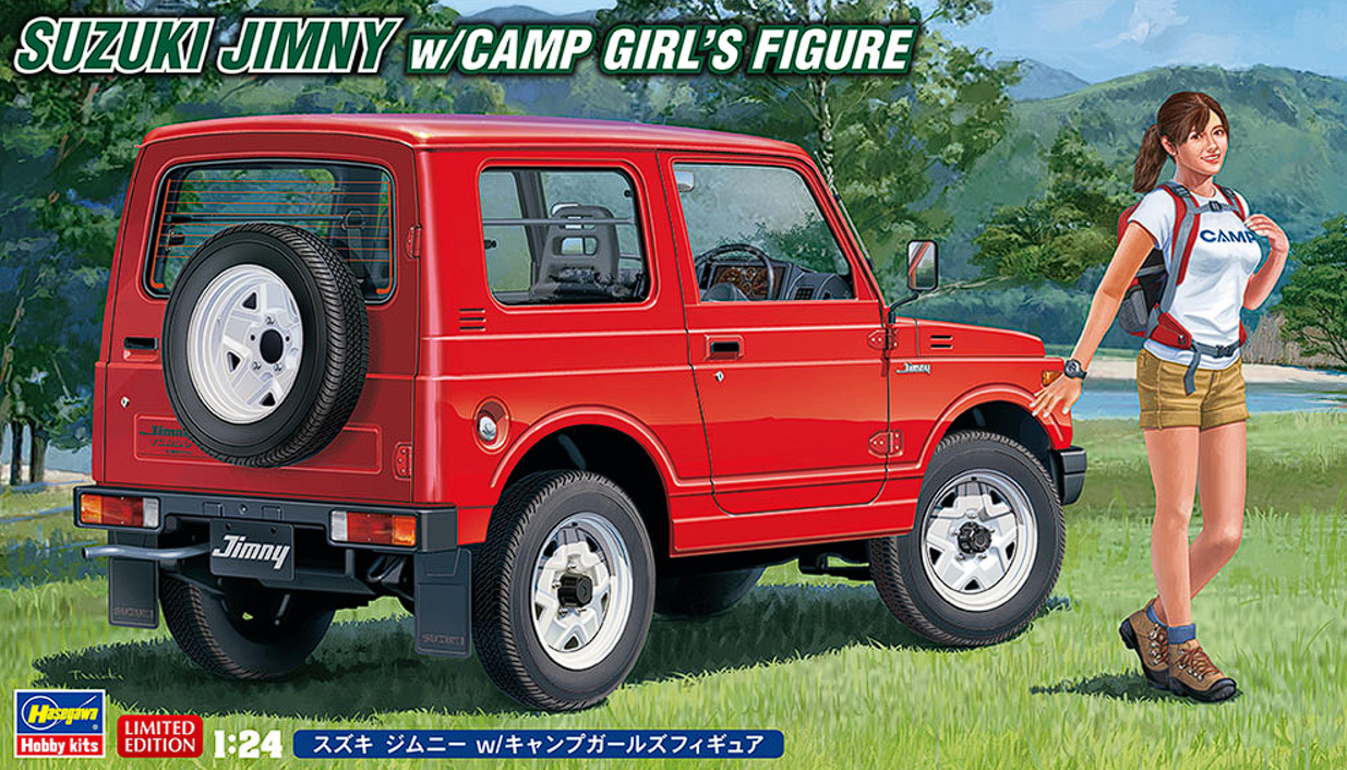 52301-Автомобиль SUZUKI JIMNY с фигуркой девушки (Limited Edition) Hasegawa