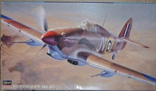 09052 Самолет HAWKER HURRICANE MK.II D Hasegawa