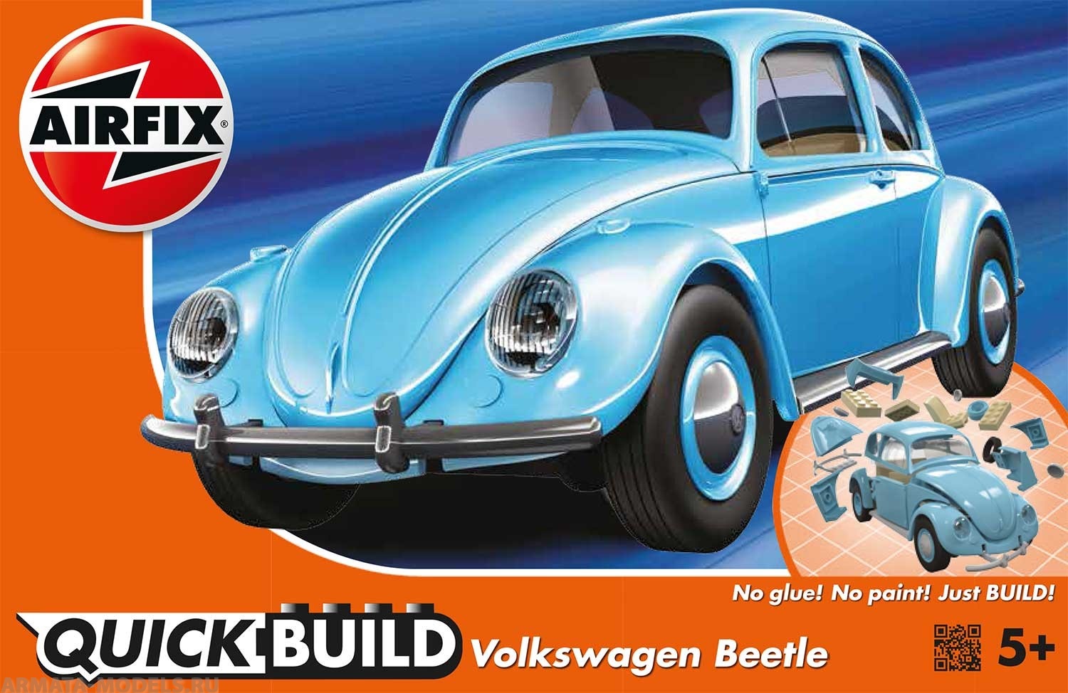 J6015 QUICKBUILD VW Beetle  Airfix