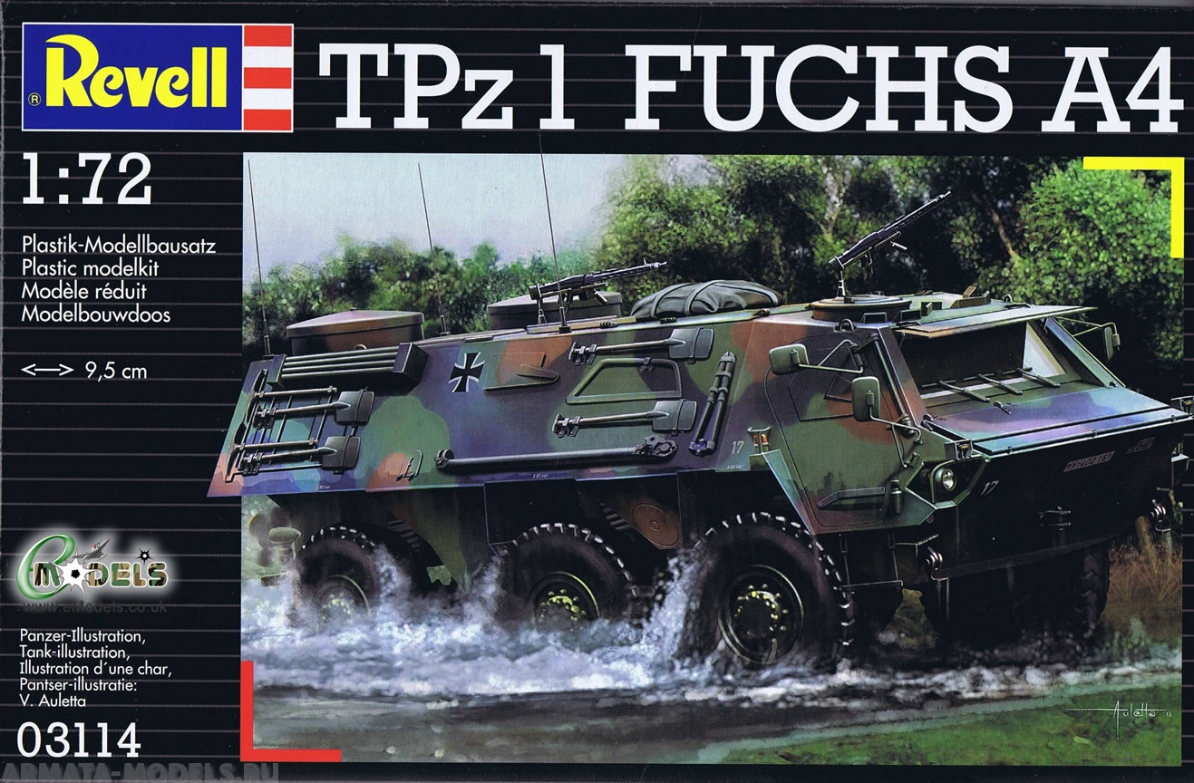 03114 Бронетранспортёр 1 Лиса, немецкий Revell