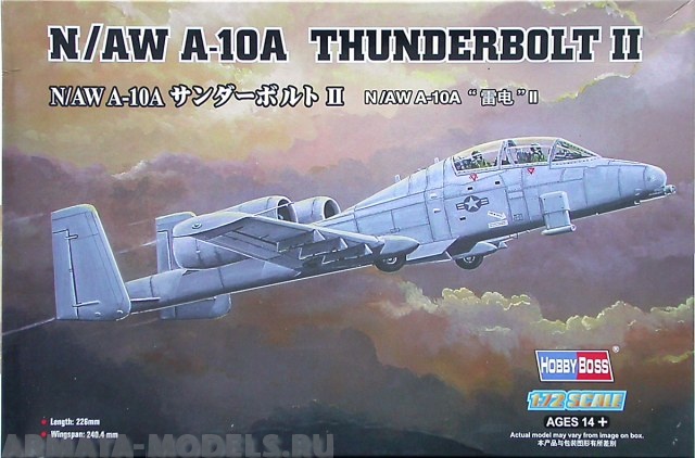 80267 Самолет N/AW A-10A Thunderbolt III Hobby Boss