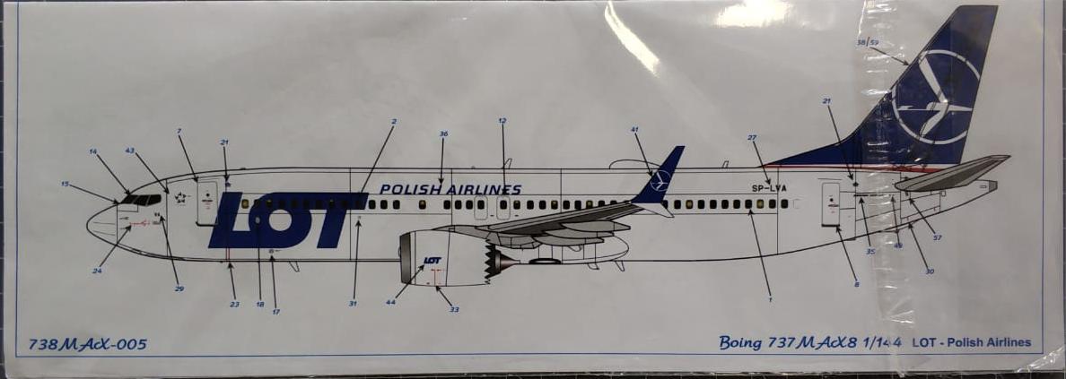738MAX-005 Boeing 737-8 MAX LOT