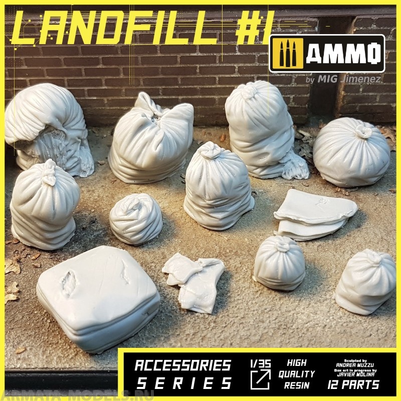 MR-AM14 Набор декораций Landfill Set 1 Alternity Miniatures