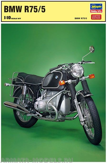 52174 BMW Мотоцикл R75/51/10   (HASEGAWA) 1/10 Hasegawa