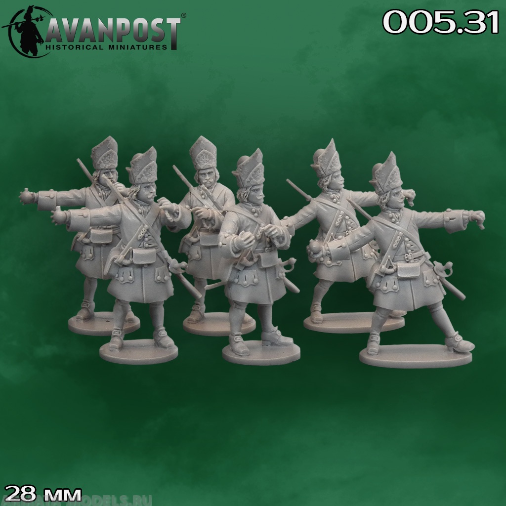 005.31АП Русские гренадёры, 1704-1721 Аванпост