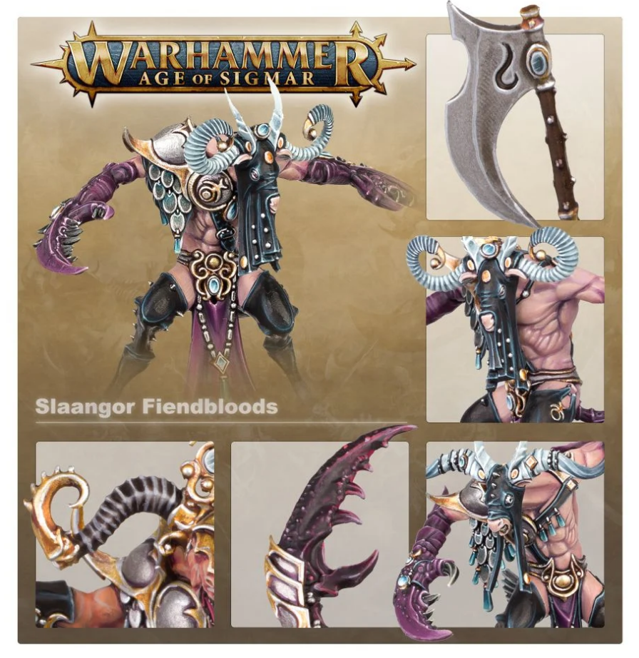 83-89GW Набор Гедонисты Слаанеш. Слаангоры - Кровотвари (Hedonites of Slaanesh Slaangor Fiendbloods)