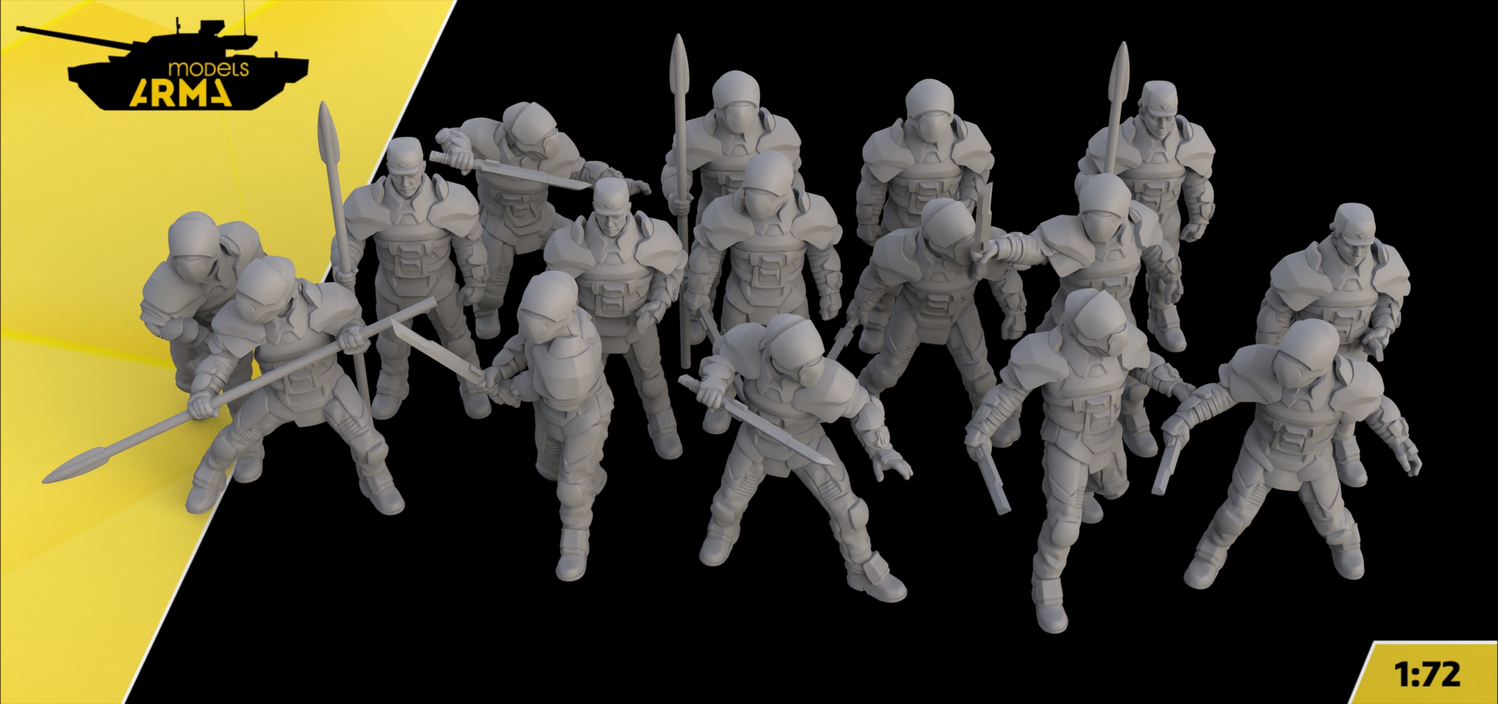 AM72674  Набор фигурок из вселенной Дюна DUNE Атрейдесы 16 шт Arma Models