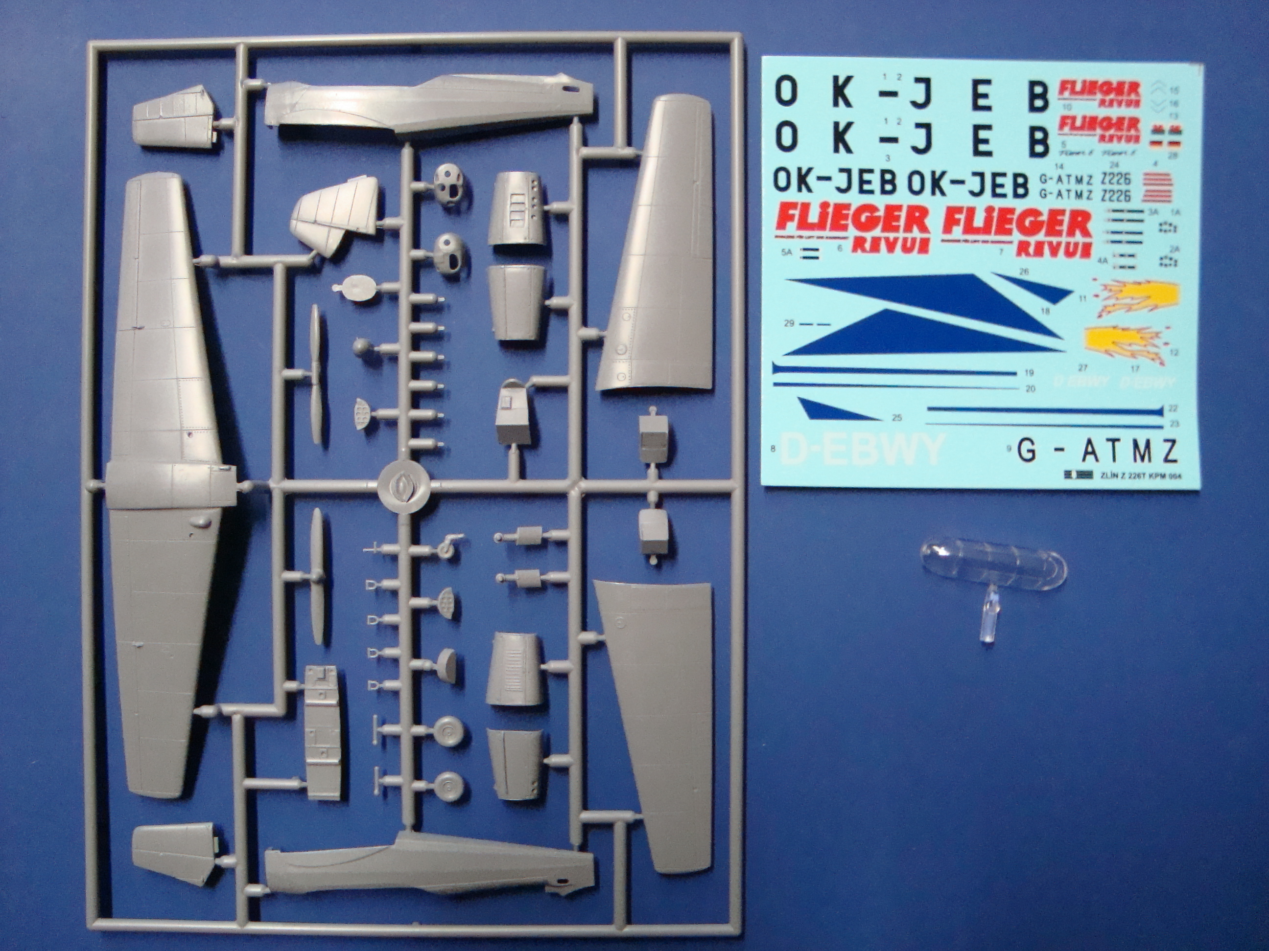 KPM0004 Zlin Z-226T Trener 6 KP Models