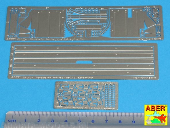 ABR-25 010  Дополнения для  Fenders for Panther G/Jagdpanther  для Tamiya, Academy 1/25