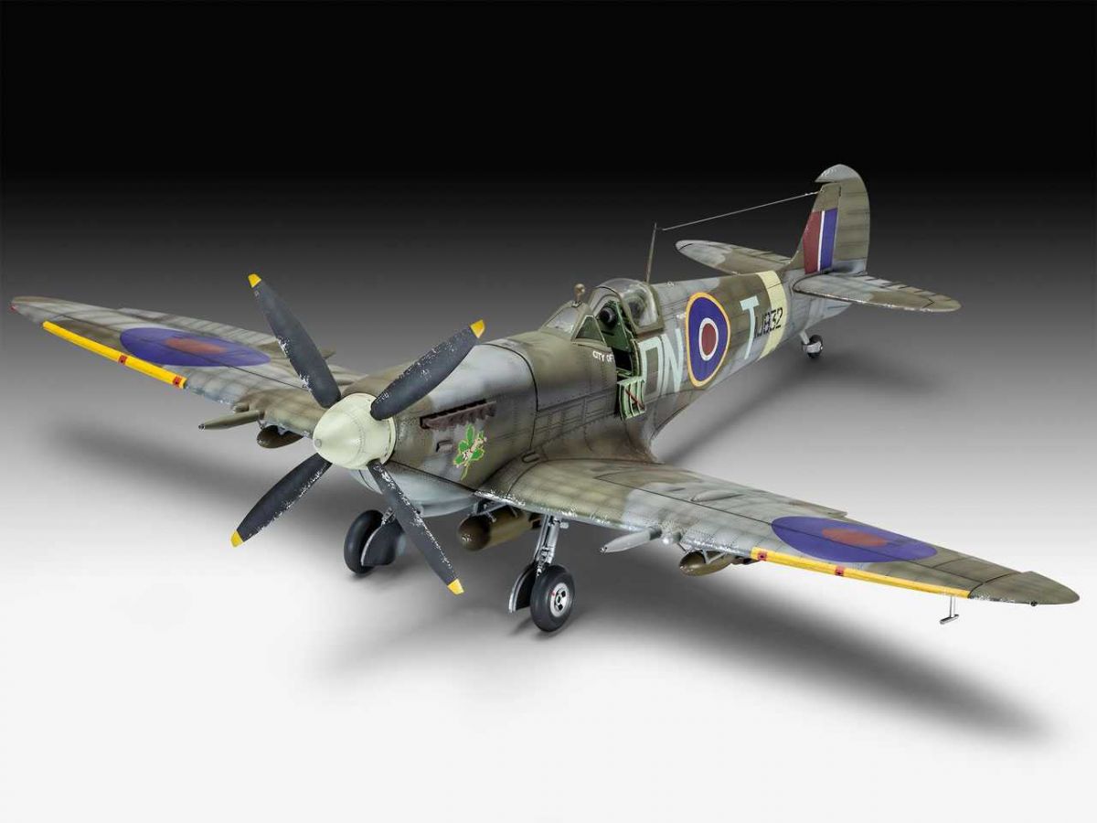 03927 Британский истребитель Spitfire Mk.IXC времен Второй мировой войны Revell
