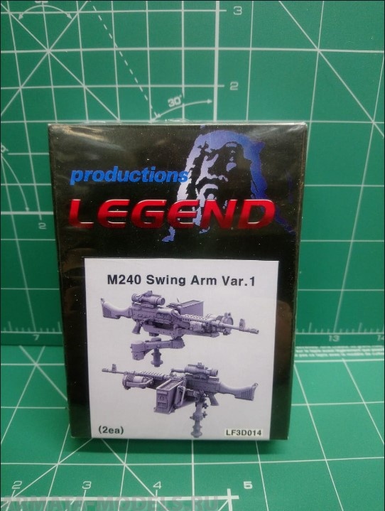 LF3D014 M240 SWING ARM VAR.1 SET (1/35 SCALE)
