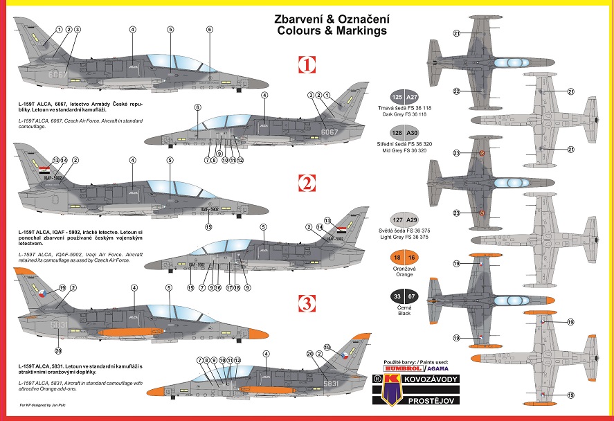 KPM0114  L-159T Alca KP Models