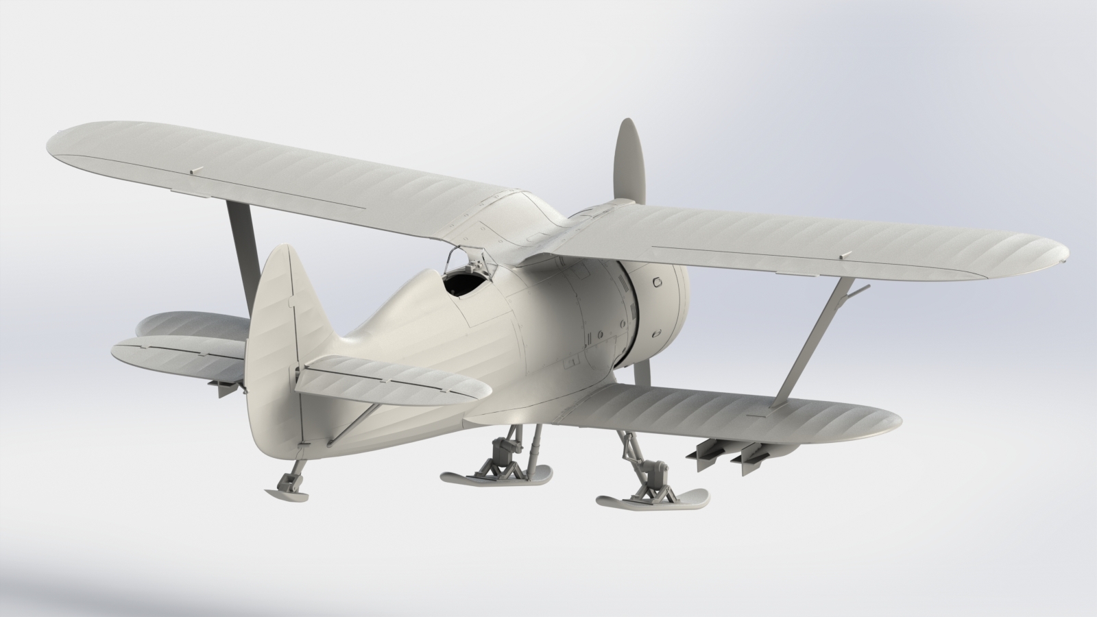 32011 И-153 Чайка (зимний вариант), Советский истребитель ІІ МВ ICM