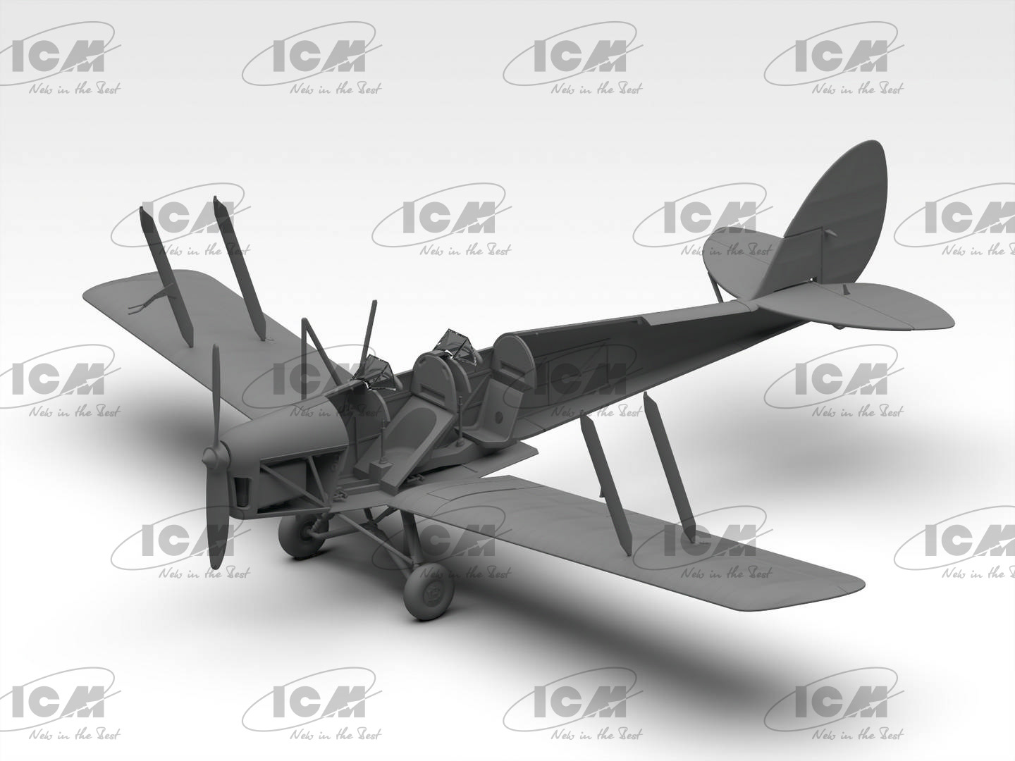 32035 DH. 82A Tiger Moth, Британский учебный самолет ICM