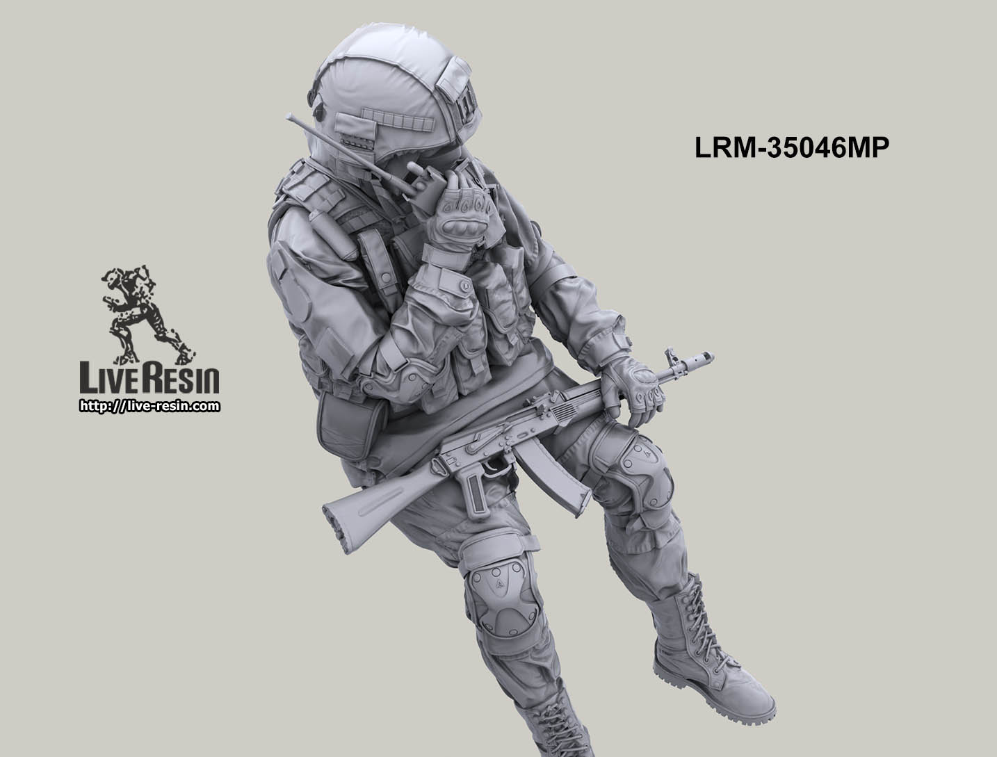 LRM35046MP Боец военной полиции РФ -8 Live Resin
