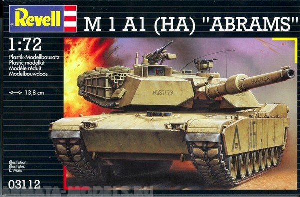 03112 Танк M 1 A1 (HA) Abrams Revell