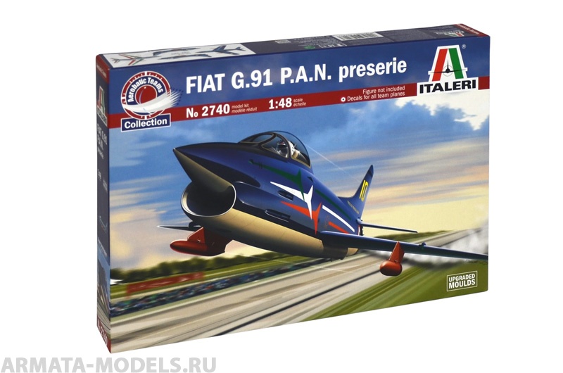2740ИТ САМОЛЕТ FIAT G.91 P.A.N. (Aerobatic team) Italeri