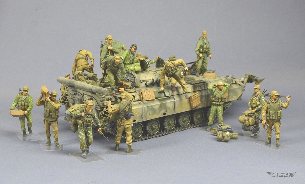 T-35255 Советские бойцы разведроты ВДВ IV (Афганистан 1979-1989 гг) (2) Tank