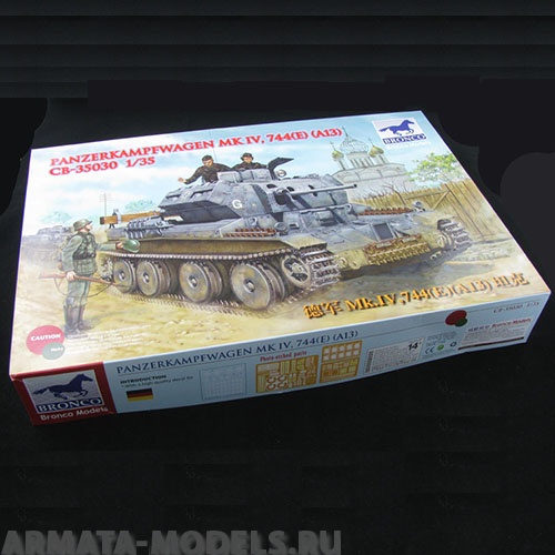 CB35030  Танк Panzerksmpfwagen Mk IV.744(E) (A13) Bronco Models