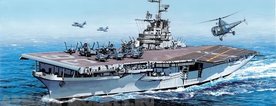 7064Д Авианосец U.S.S. ANTIETAM CV-36 Dragon