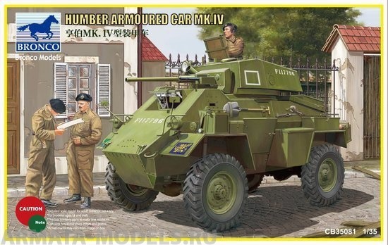 CB35081 Бронеавтомобиль Humber Armored Car Mk/IV (Bronco Models) 1/35 Bronco Models