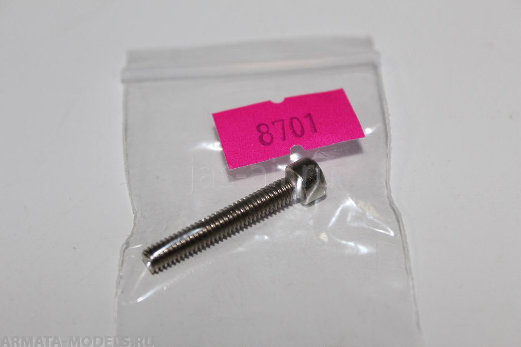 8701 Винт крепления головки блока 4 мм к компрессору 1202, 1203,1205, 1206, 1208