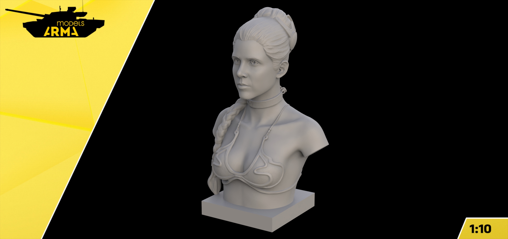 AM1029 Бюст принцесса Лея