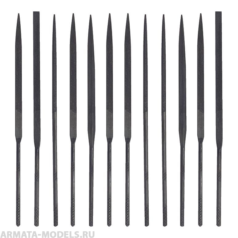 EX55608 Набор из двенадцати надфилей 100 мм