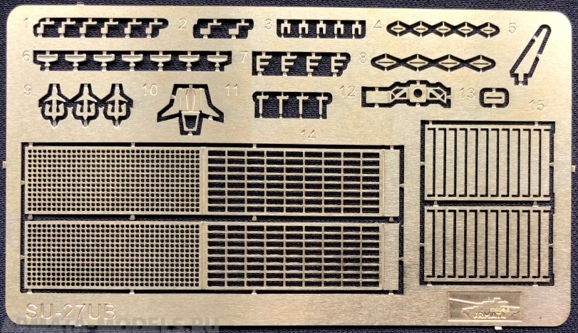 AM7231 Комплект Фоторавления для СУ-27УБ Звезда 1/72