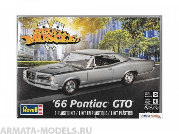 14479RE Автомобиль  '66 Pontiac GTO Revell