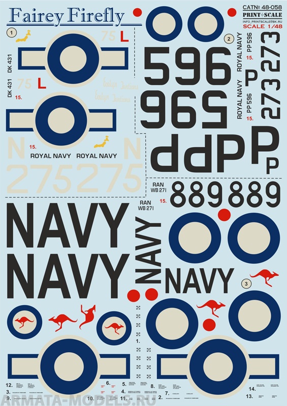 PS48-058 Декаль  Fairy Firefly