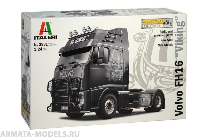 3931ИТ ГРУЗОВИК VOLVO FH-16 XXL VIKING SHOW TR Italeri
