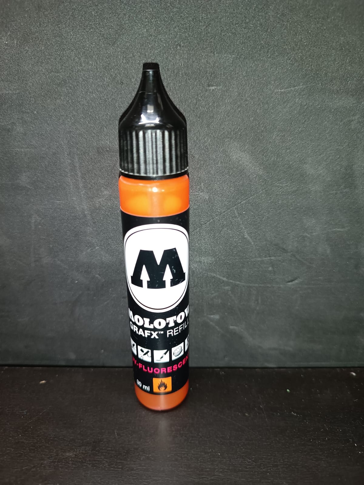 693624 Заправка MOLOTOW Graf-X UV 30мл, Флуоресцентный Оранжевый, шт
