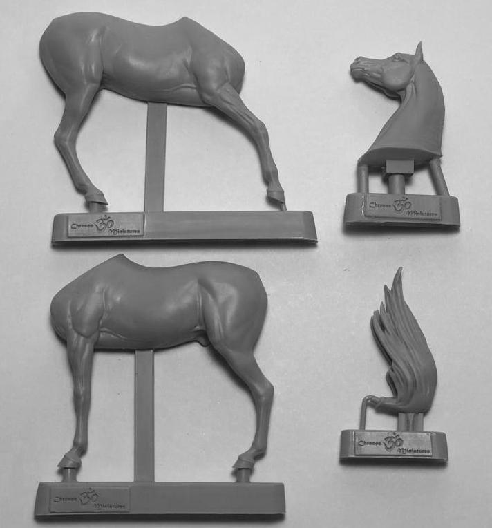 CHM-54171. Животные: Лошадь №11. 54 мм. Материал - смола. Chronos Miniatures