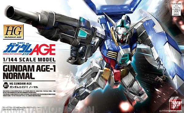 BND-2138280 Сборная модель HG Bandai Gundam AGE-1 Normal(AGE-1) 001 Bandai