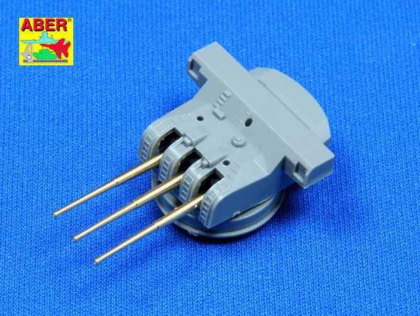 ABR-1:350-L-10  Дополнения для  Set of 6 pcs 155 mm barrels for Japan ships : Musashi, Yamato  для  1/350