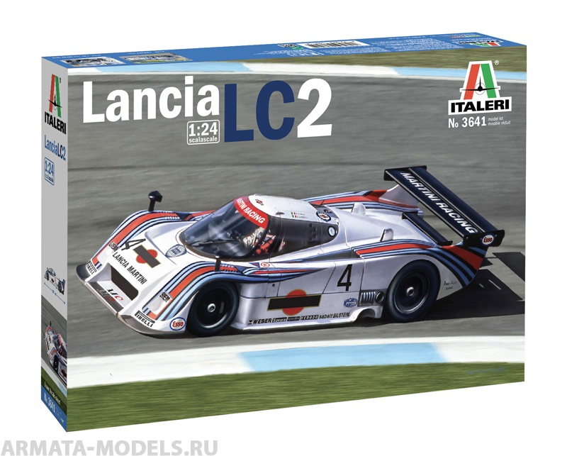 3641ИТ Авто LANCIA LC2 24h Le Mans 1983 Italeri