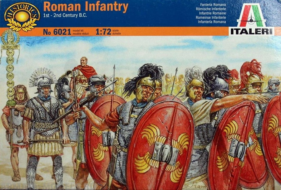 Наборы солдатиков 6021ИТ Римская пехота Italeri