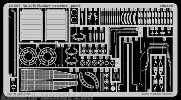 48507ED Su-27 Flanker B exterior