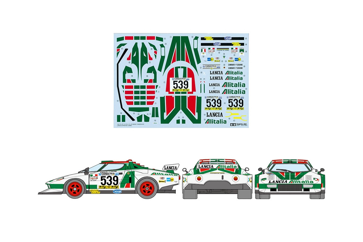 25210 Сборная модель Lancia Stratos Turbo Tamiya