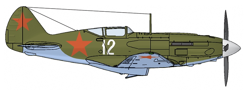 48012 Советский высотный истребитель ARK model