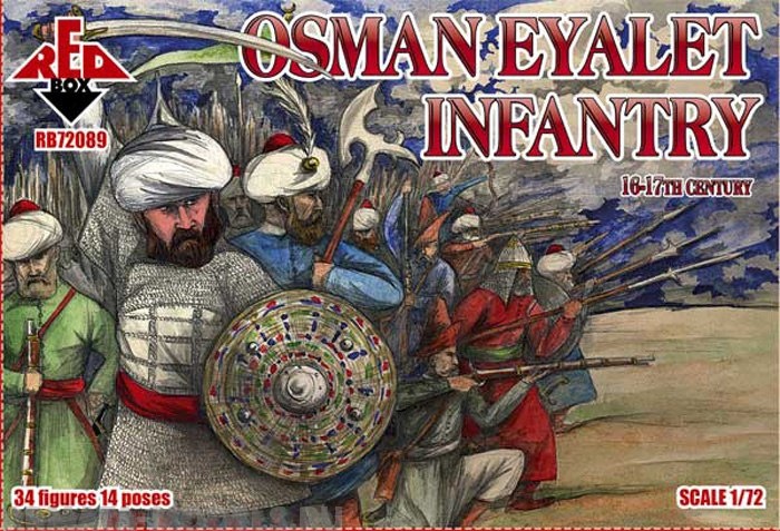 RB72088 Фигуры Osman Eyalet Infantry 16-17 century Red Box
