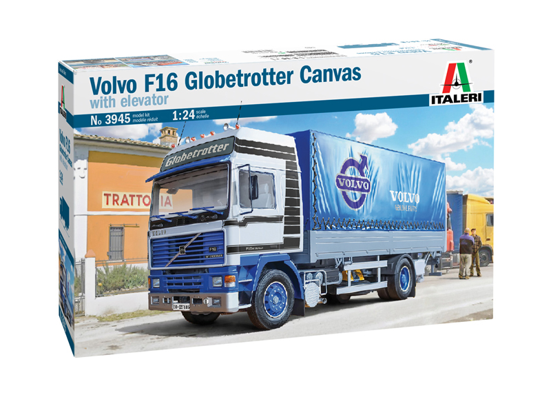 3945ИТ F16 Globetrotter Canvas Truck (10013160/241120/0671781, ИТАЛИЯ ) Italeri