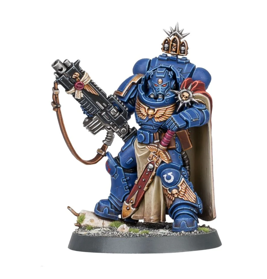 48-48GW Набор Космодесант. Капитан с Мастеровой Тяжелой Болт-винтовкой (Space Marines. Captain with Master-crafted Heavy Bolt Rifle)