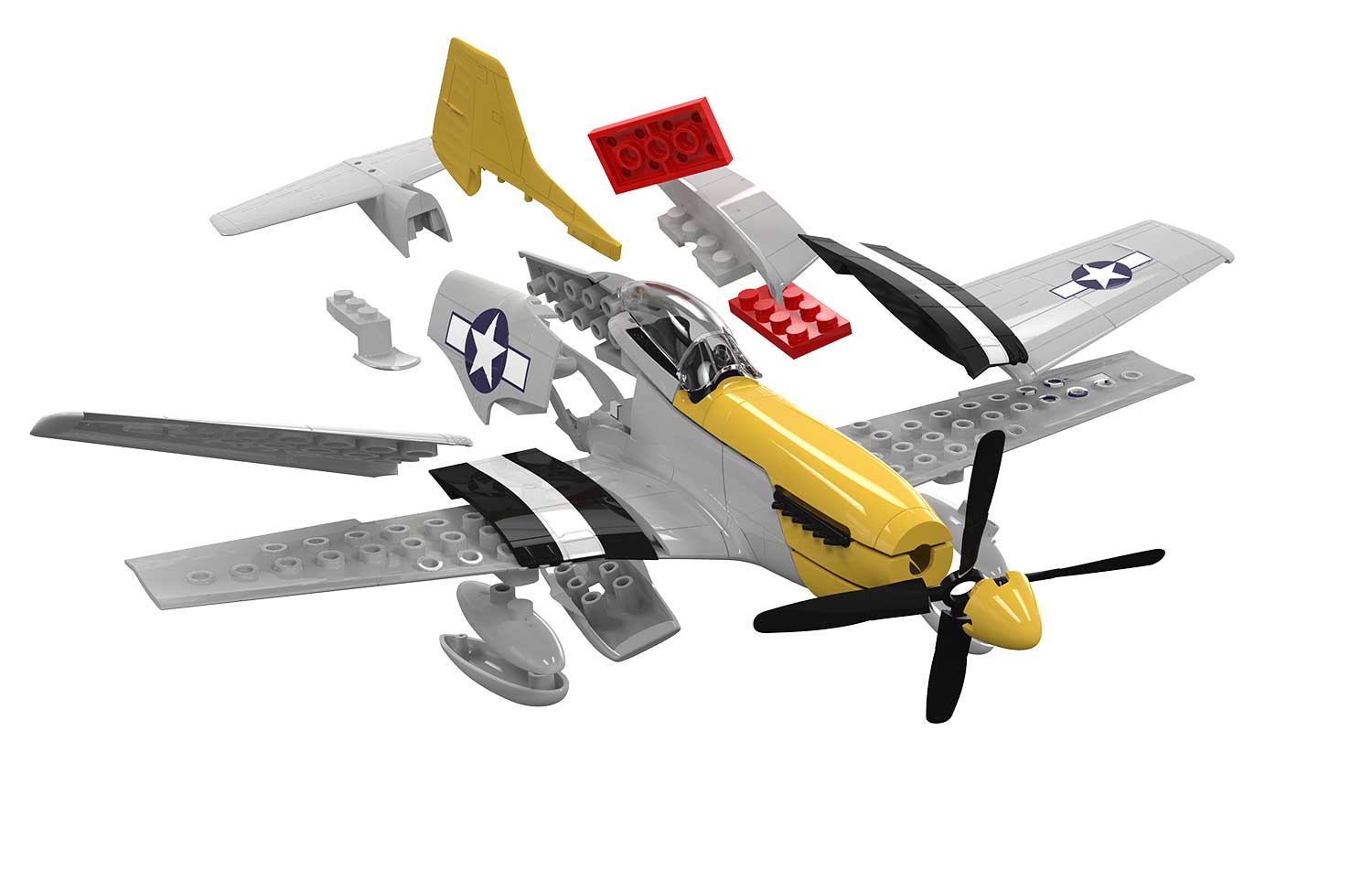 J6016 QUICKBUILD Mustang P-51D Airfix